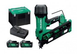 Hikoki NR1890DCAJPZ 18V New 2nd Generation Brushless First Fix Framing Nailer, 2x 5.0Ah Batteries, Charger & Case £549.95